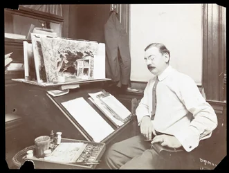 Joseph Physioc, Bühnenbildner, 1900er Jahre